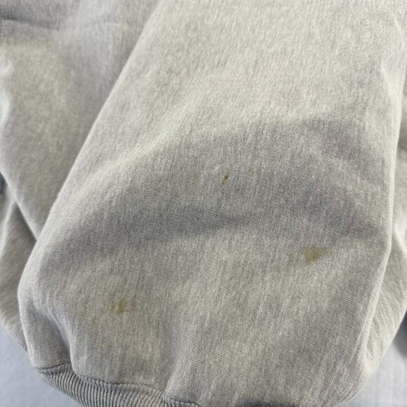 Vintage Michigan Sweatshirt Men's XL Gray Crewneck Embroidered Heavyweight y2k - Picture 2 of 14